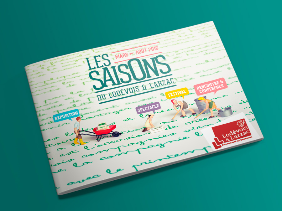 Couverture programme 2016 - Les saisons du Lodévois & Larzac