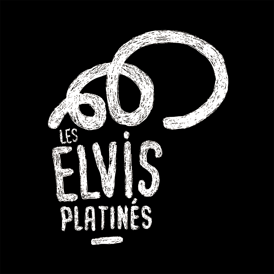 logo fond Noir - Elvis Platinés