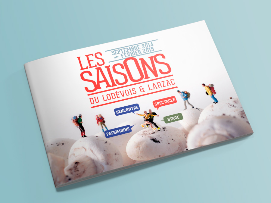 Couverture programme 2014 - Les saisons du Lodévois & Larzac